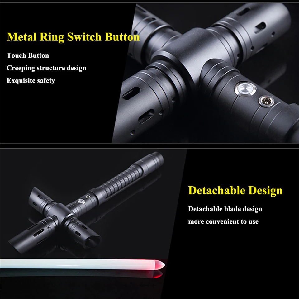 

Lightsaber Sword Toys USB Recharging Cosplay 109 CM Cross Jedi Knight Luke Skywalker The Force Arena Duel Metal Swords Kids Toys