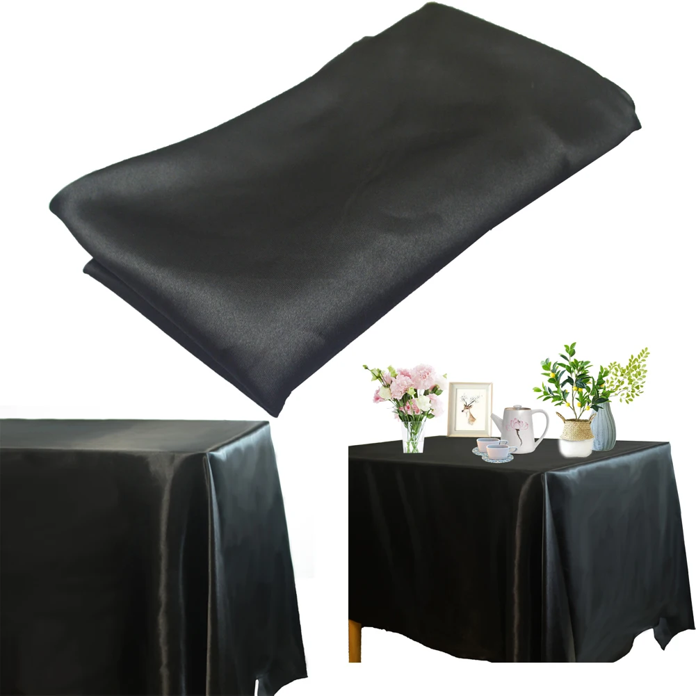Прямоугольная сатиновая скатерть настилки для стола украшение свадебного