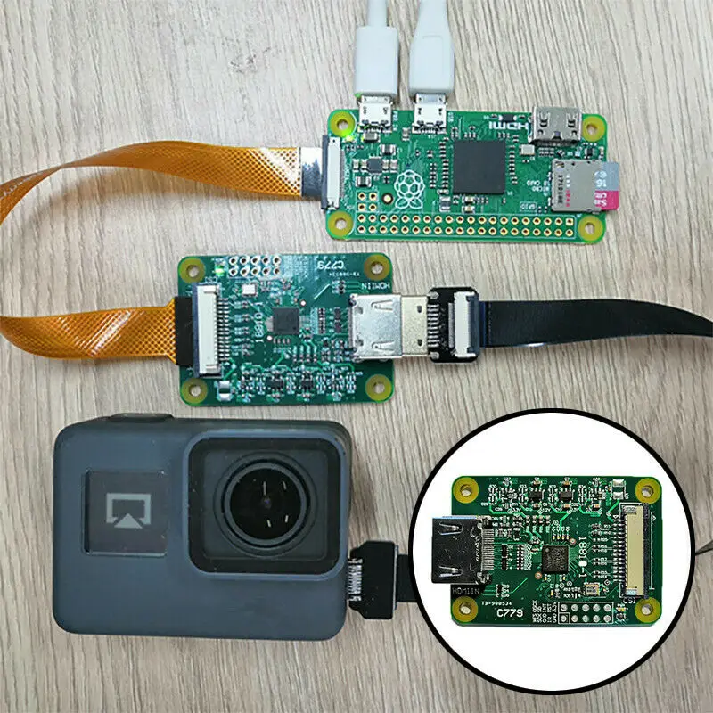Плата мостового ввода для Raspberry Pi HDMI-Φ 70501 модулей интерфейса HDMI до 1080p 25 кадров в
