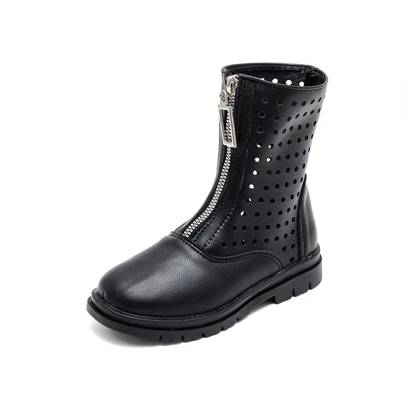 Осенние ботинки для девочек сандалии летняя обувь детей модные детские