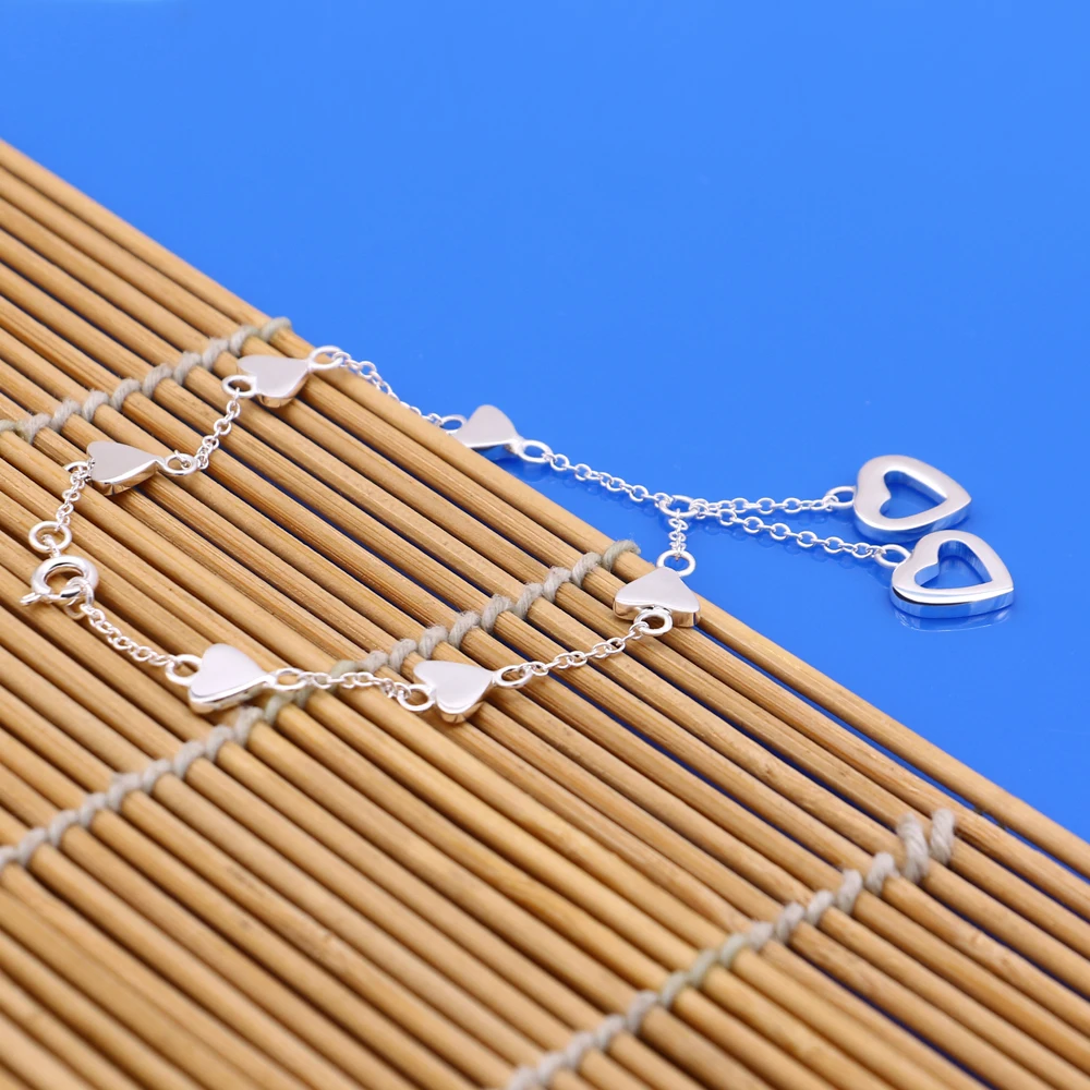 Минималистичный сексуальный браслет в форме сердца из стерлингового серебра 925