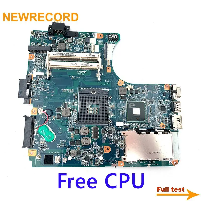 NEWRECORD A1794340A MBX-223 M971 For SONY Vaio VPCEB Laptop Motherboard HM55 Intel HD GMA Ddr3 Free I3 CPU Main Board Full Test