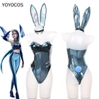 YOYOCOS KDA Kaisa Bunny, костюм для косплея, Модное Новое сексуальное боди, костюм кролика, костюм для косплея