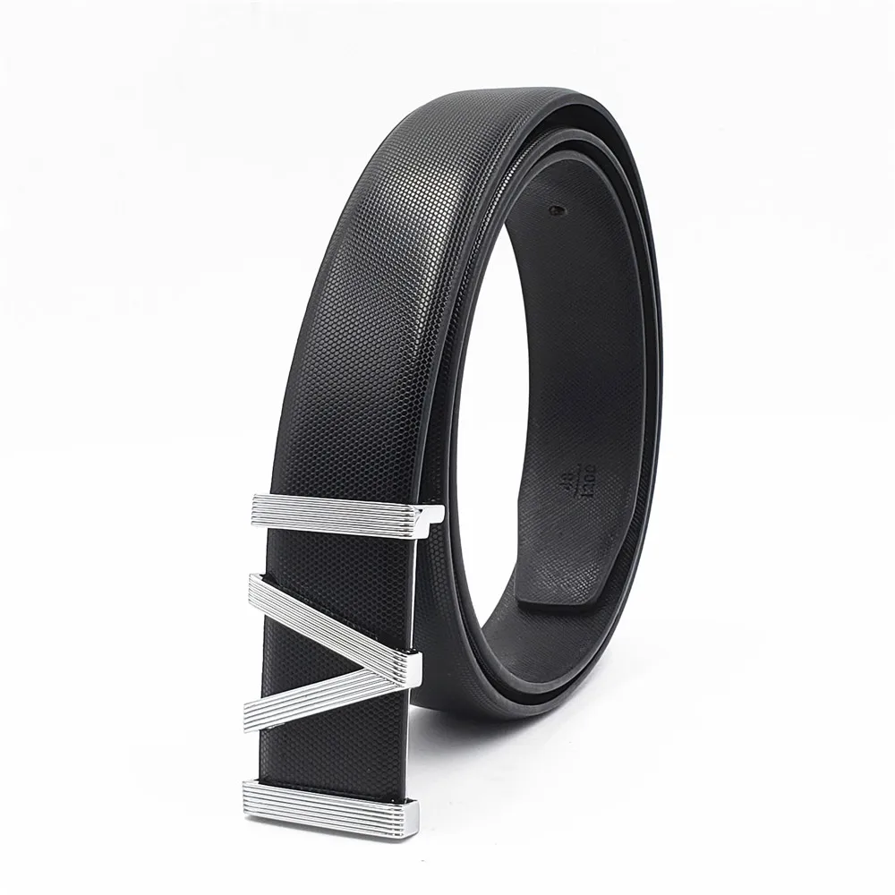 Ремень из натуральной воловьей кожи для мужчин и женщин Модный дизайнерский пояс