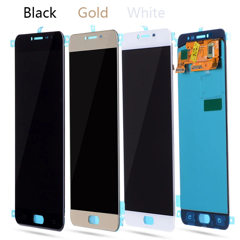 ЖК дисплей 5 2 дюймов Super AMOLED для SAMSUNG Galaxy C7 сменный дигитайзер Samsung C7000 экран OLED