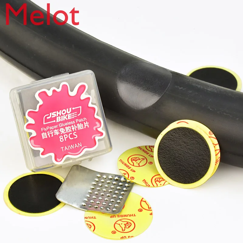 

Bicycle Glue-Free Tire Patches Mountain Highway Vehicle Pry Tire Bar Portable Tire Repair Patch Tool