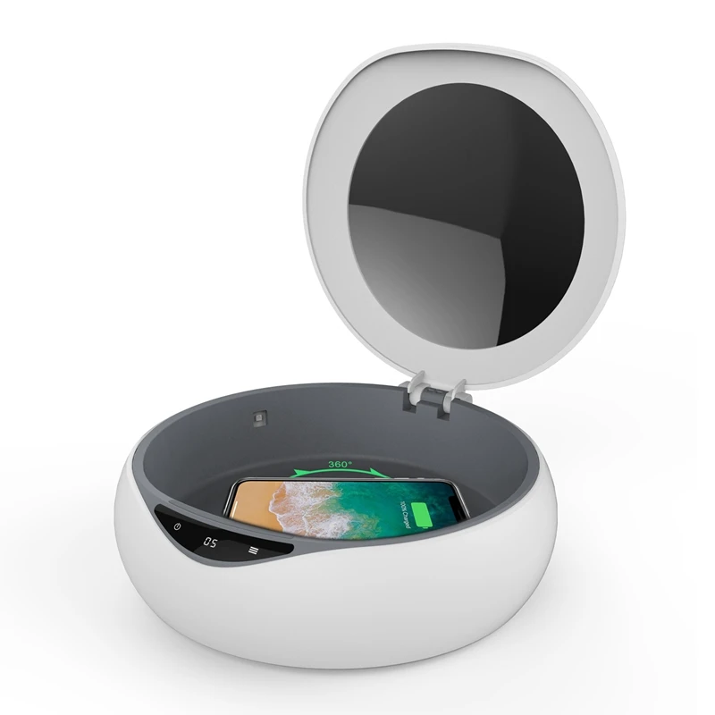 

Wireless Charging 15W Disinfection Box UV Box for Phone Earphone Watch UVC-A Toothbrush Mask Disinfection Box