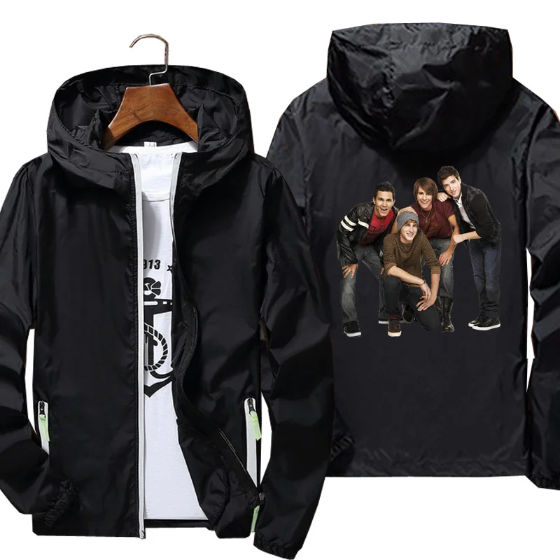 

2021 Men's jacket Big Time Rush printing jacket Reflective Skin Sun Spring Autumn brand jacket