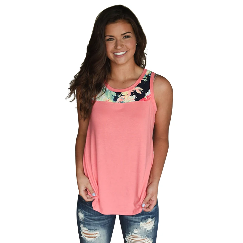 

Streetwear Vintage T-shirt Women Summer Plus Size Floral Print Hem Asymmetrical Sleeveless Strapless Ladies Casual Tank Tops