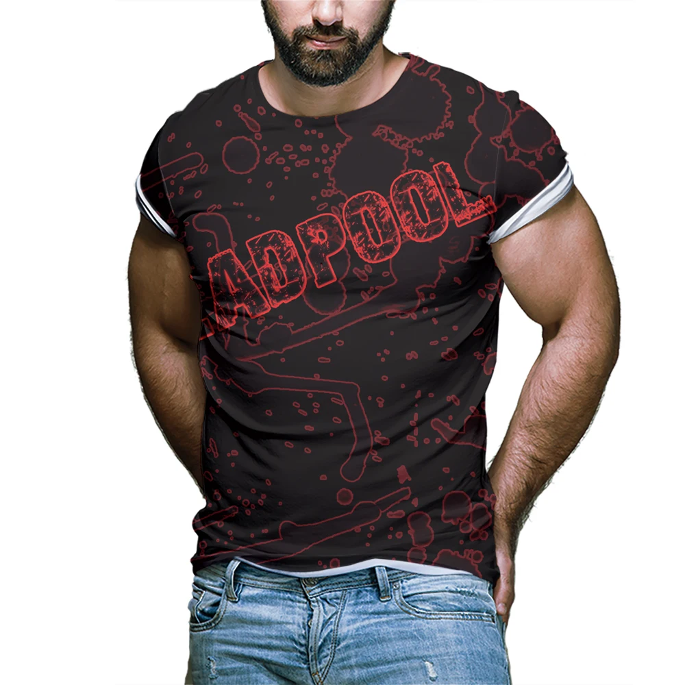 

Minimalist style men's casual T-shirt breathable wicking summer hot style fashion jacket round neck short sleeve plus size