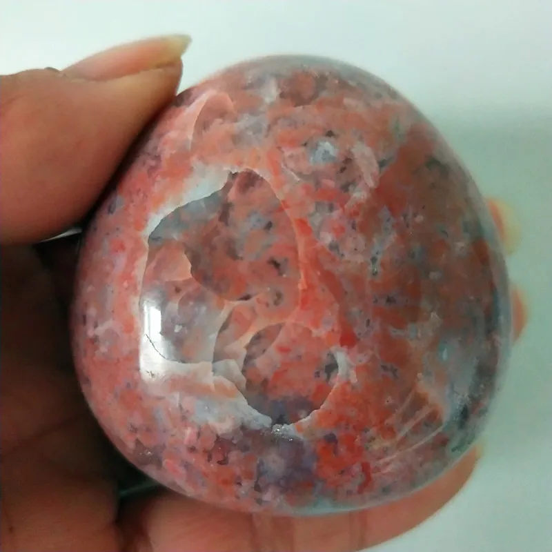 Натуральные камни морская яшма пальмовые камни игрушки маленькие камни и кристаллы целебный кристалл - Цвет: A03      148g