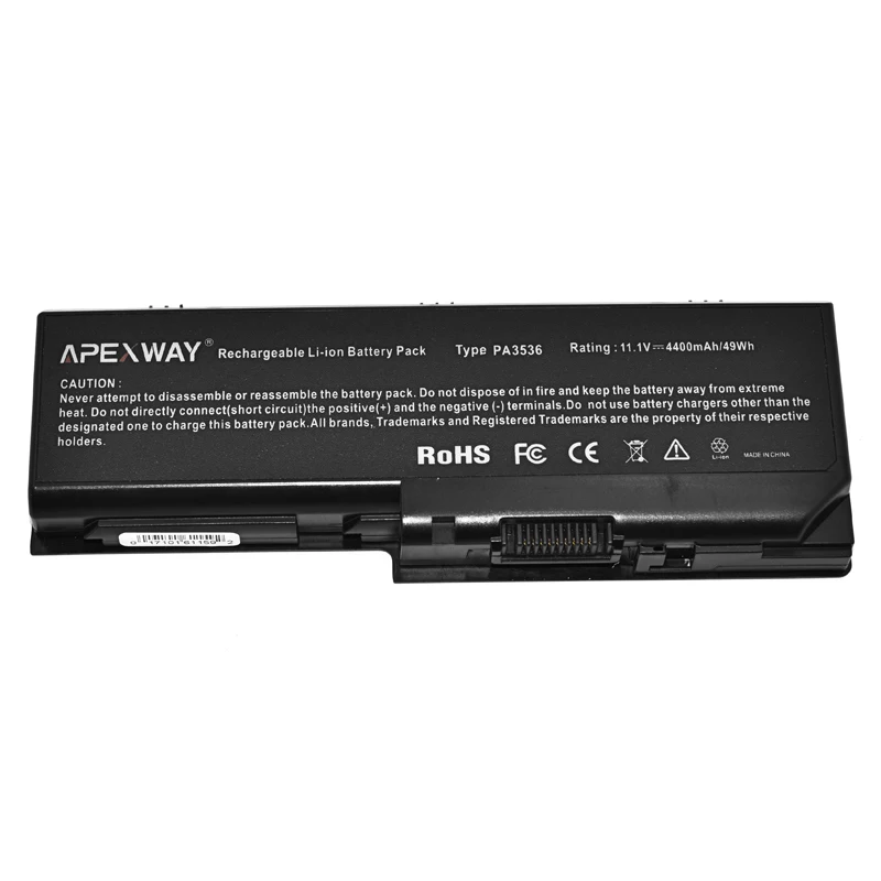 Аккумулятор Apexway для ноутбука Toshiba 4400 мАч 10 8 В|battery for toshiba|laptop battery toshibalaptop |
