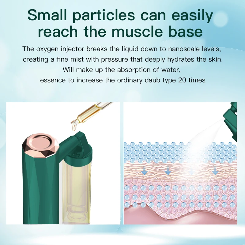 

AmazeFan High Pressure Nano Spray Face Sreamer Spot Cleaner Nano Facial Water Oxygen Injection Instrument Airbrush Skincare Tool