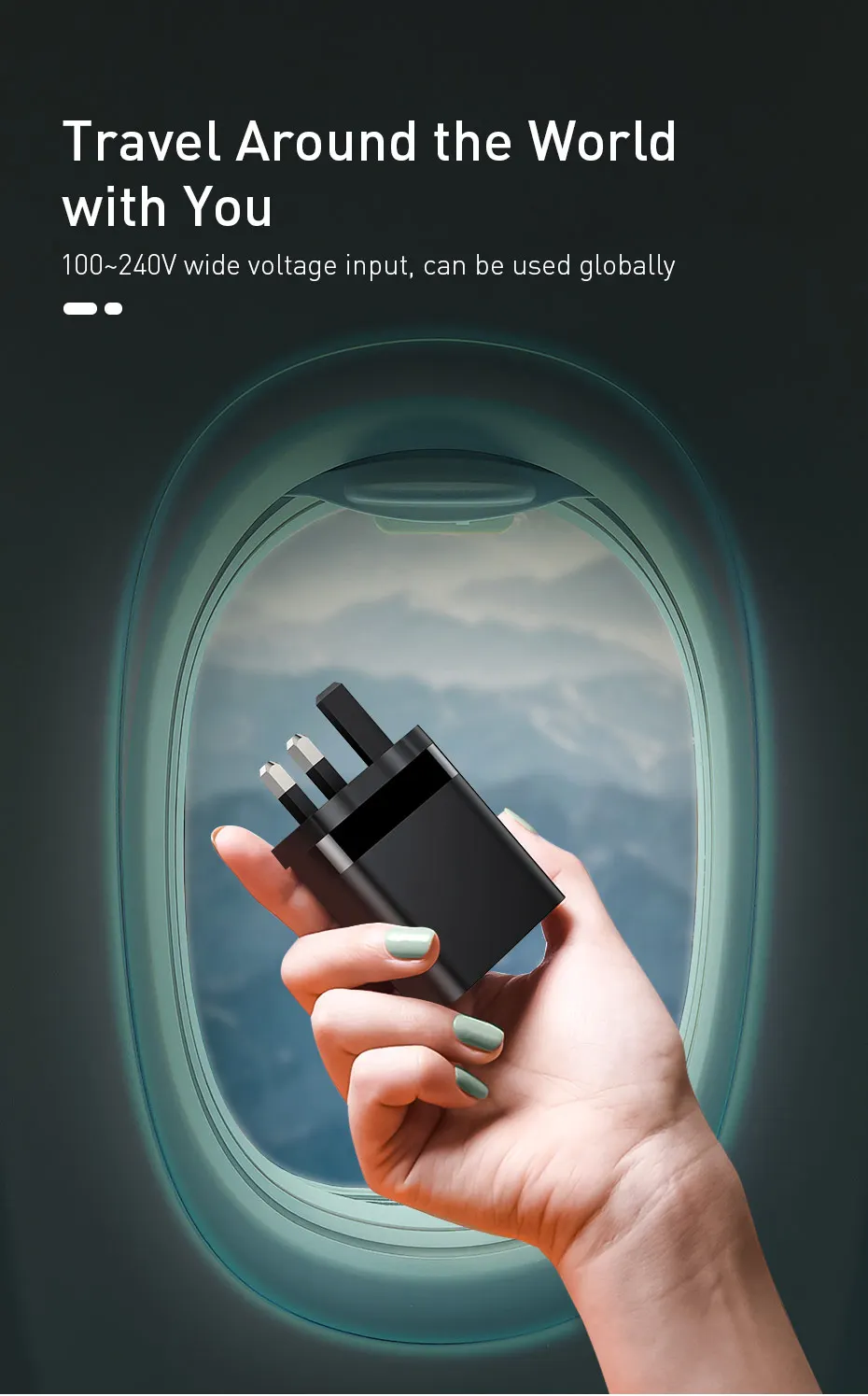 Baseus 18 Вт USB зарядное устройство для iPhone11 Pro Max Quick Charge 3,0 быстрое зарядное устройство для телефонов Великобритания настенное зарядное устройство AFC для Samsung Путешествия Великобритания вилка