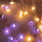 Романтическое сердце светодиодный шнур ткань 3M 6M CuteBulbs дома Украшения в спальню светодиодная гирлянда Батарея приведенный в действие Ins тренд Свадебная вечеринка гирлянда