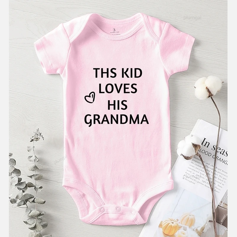 Детские вещи детские для девочек Одежда младенцев любовь бабушка детский