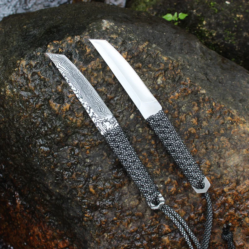 Folding Knife Hunting Survival Camping Pocket Portable Pattern Outdoor Tactical Hot Damascus Bind Rope Knives | Инструменты