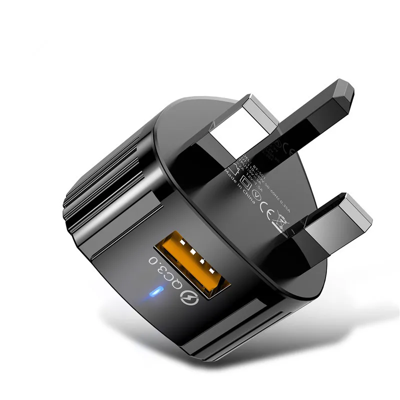 Bakeey Quick Charge QC3.0 универсальное портативное зарядное устройство USB для быстрой зарядки для путешествий штепсельная вилка EU US UK для samsung Xiaomi 9T Redmi