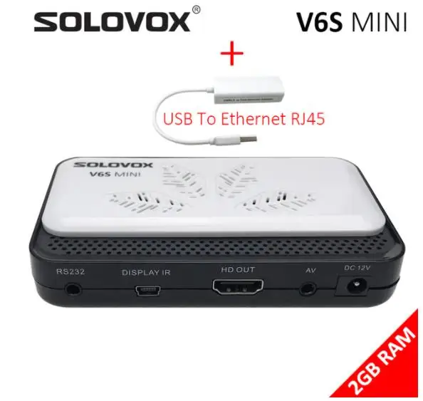 20 шт. спутниковый ТВ-бокс SOLOVOX V6S MINI HD DVB S2 Поддержка Xtam Startb M31U USB WiFi Clines PowerVU L1ve