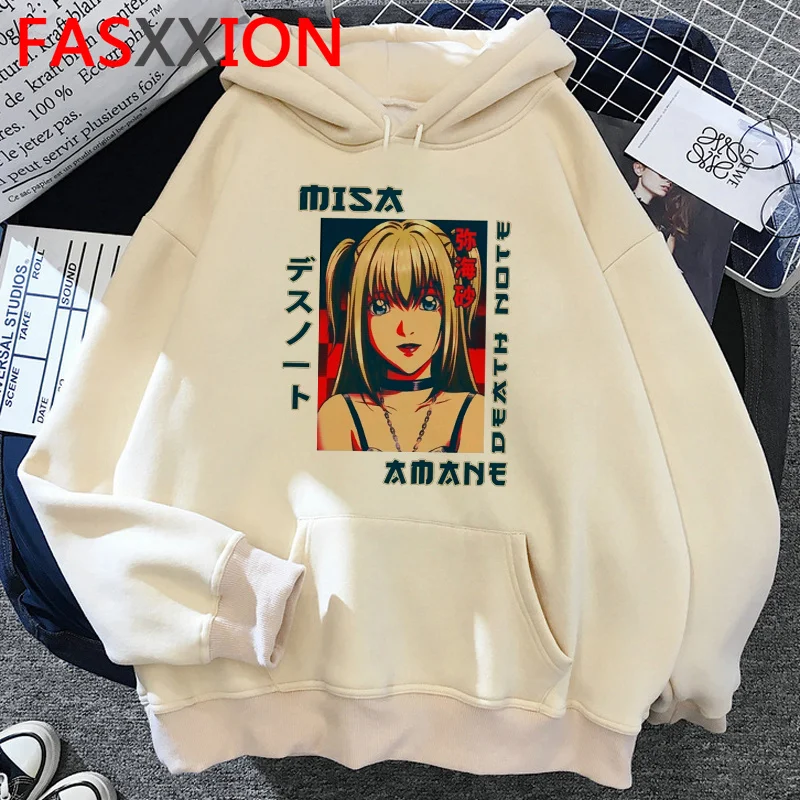 

Misa Amane Death Note hoodies men streetwear 2021 hip hop men hoody hoddies plus size printed