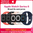 Новый оригинальный Apple Watch Series 6 GPS + сотовый телефон 40 мм44 мм с 5 цветами Алюминиевый Чехол спортивный ремешок Смарт-часы