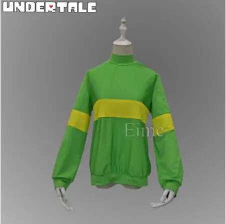 Woman Игра «Undertale» герой Frisk Chara свитер с капюшоном Топ рубашка шорты косплей костюм - Цвет: Woman