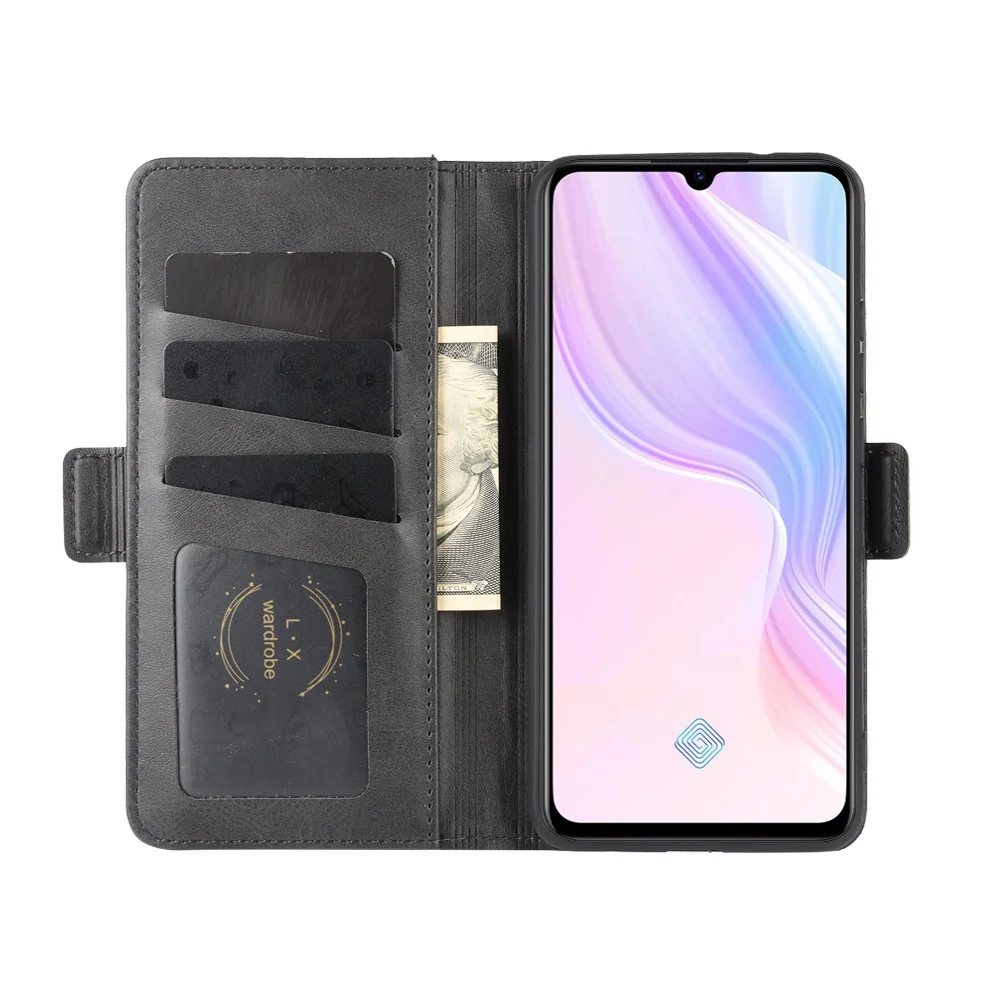 Кожаный чехол-книжка для vivo X50e