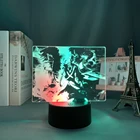 Двухцветный СВЕТОДИОДНЫЙ светильник аниме Блич Ичиго Куросаки для украшения спальни подарок на день рождения декор комнаты цветной яркий двухцветный светильник манга Блич