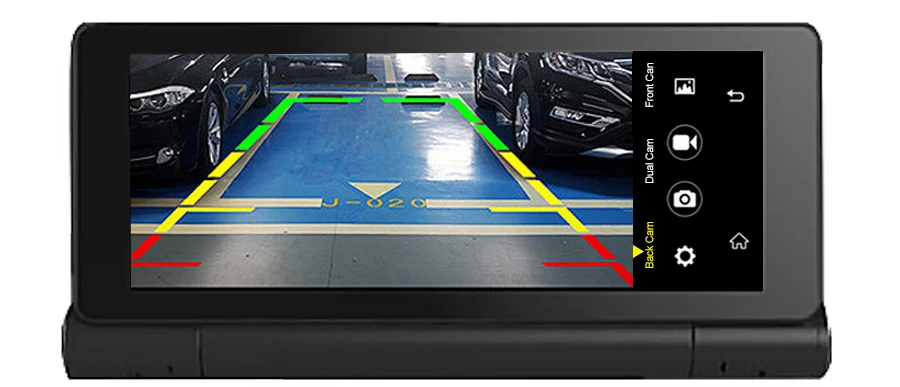 Anfilite 4G 6,86 ''Автомобильный gps навигатор ADAS Bluetooth Android 5,1 Навигатор Автомобильный с двумя камерами FHD 1080p черный ящик