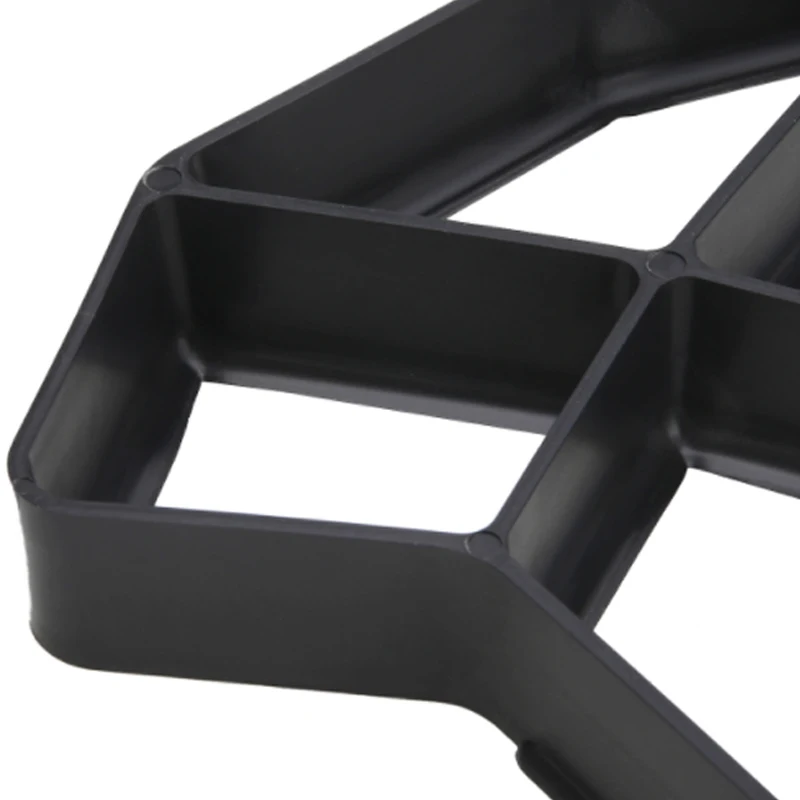 Ew Черная Пластиковая форма для мощения своими руками дома сада пола дороги