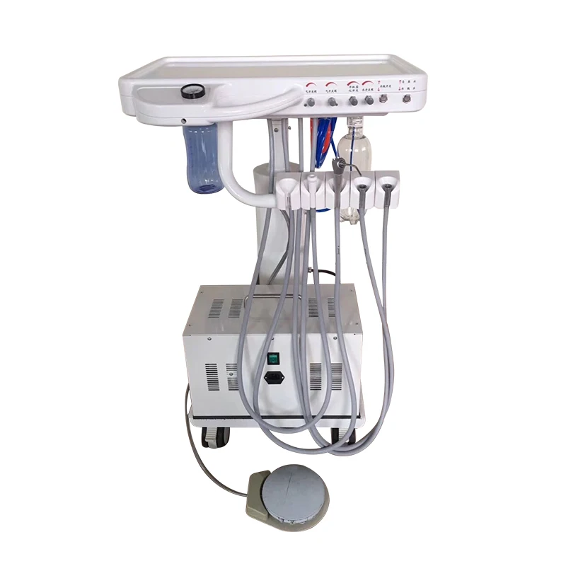 

Portable Dental Unit with 600ML Clean Water Bottle / Mobile Dental Unit with Air Compressor / dental equipment