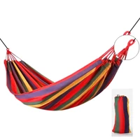 2021 new on sale singledouble 280x150cm garden swings outdoor camping hammock hanging chair bed portable