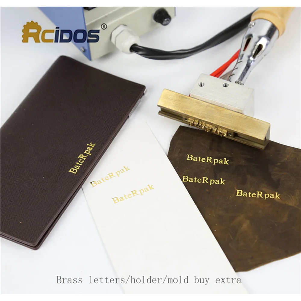 Электрический паяльник S3550 RCIDOS машина для горячего тиснения фольгой брендинга