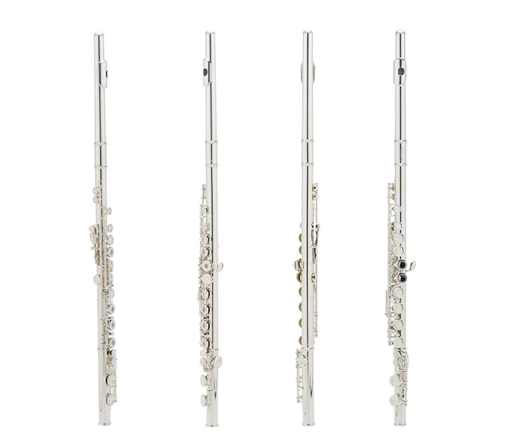 Флейты Il belin с открытым/закрытым отверстием набор посеребренных флейт 16