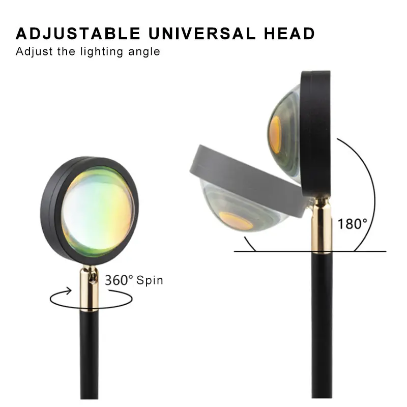 

USB mini sunset light living room bedroom sunset light live background atmosphere lamp