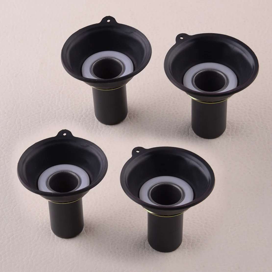 

4Pcs/Set Motorcycle Carburetor Plunger Piston Vacuum Diaphragm Fit for Yamaha V-Star XVS 650 1998 1999 2000 2001 2002 2003