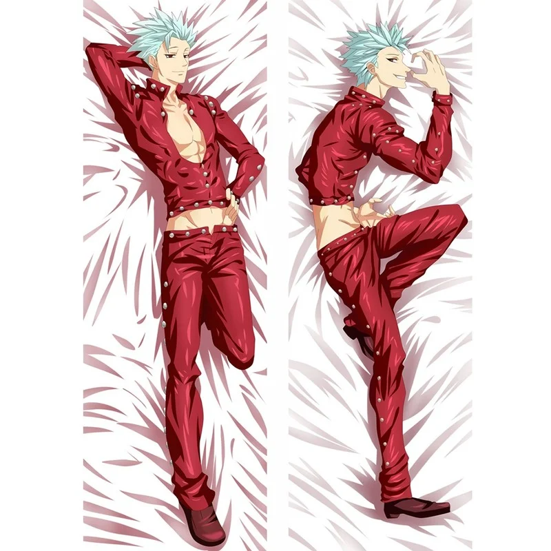 

Anime The Seven Deadly Sins Cosplay Case Hugging Body Pillow Cases Otaku Male Pillowcase Costume Cover