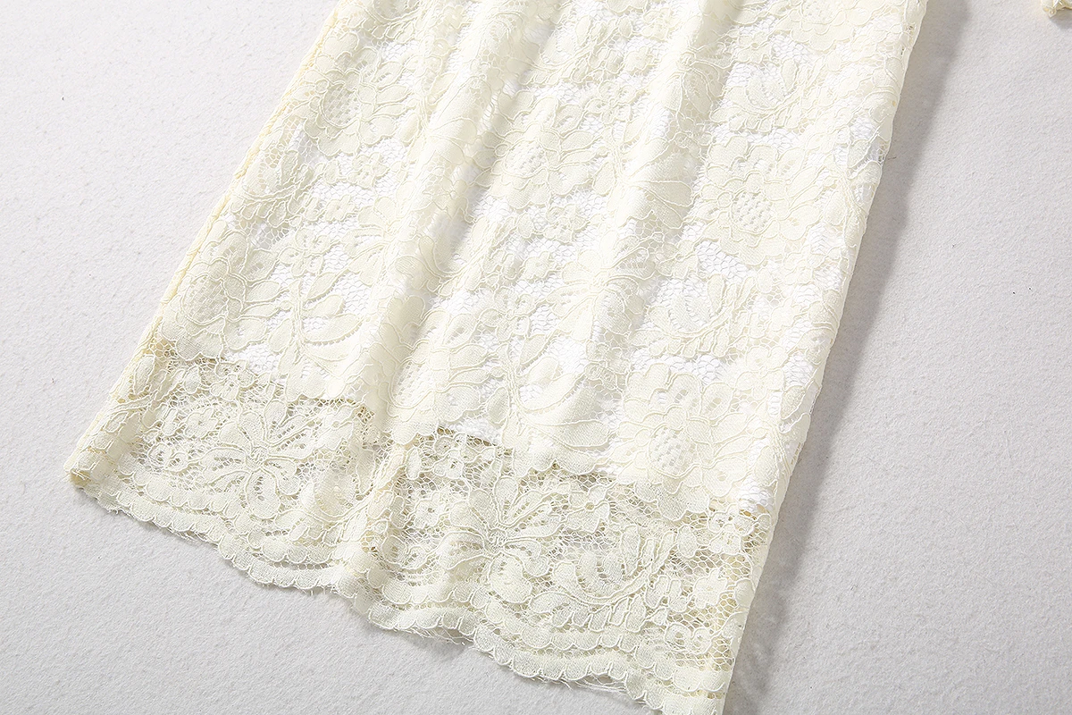 

JCHB 2021 spring and autumn star princess the same women's simple fashion slim Lace Dress NEW