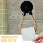 Нержавеющаясталь пеньковая веревка Бумага Полотенца стойка для крепления на гвоздь Салфетка крючком Ванная комната туалет Бумага s рулон вешалка Кухня стеллаж Органайзер