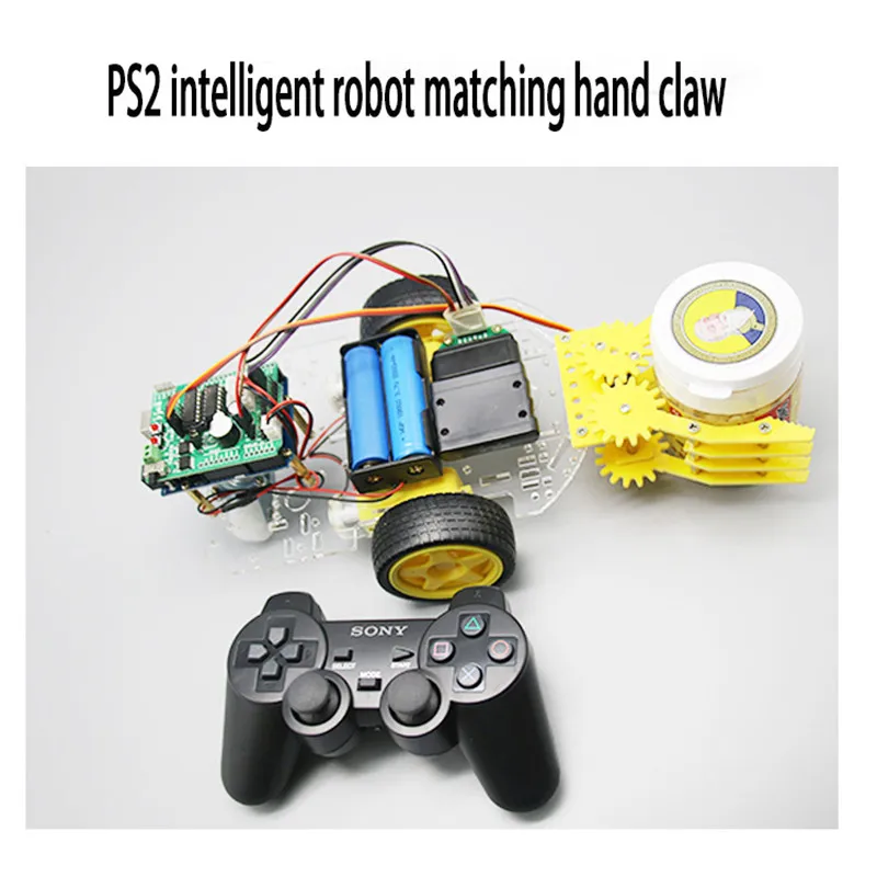 9 G Steering Gear Mechanical Claw Robot Accessories Symmetrical Grasping Manipulator Gripper Smart Car Diy | Игрушки и хобби