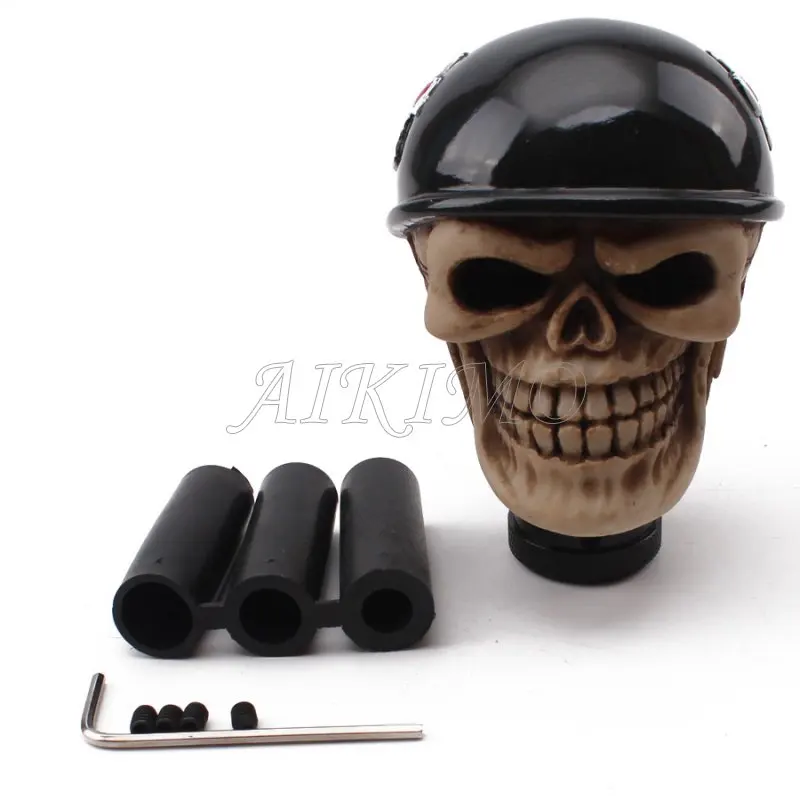 Ручка переключения передач с железным шлемом и черепом ручка передач|Ручка