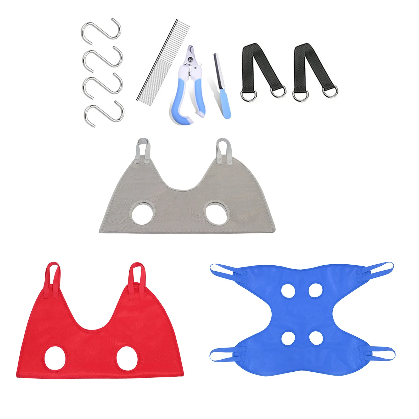 

Dog Grooming Harness Pet Nail Clip Bag For Grooming Bathing Nail Cutting Hammock For Small And Medium-Sized Cats And Dogs