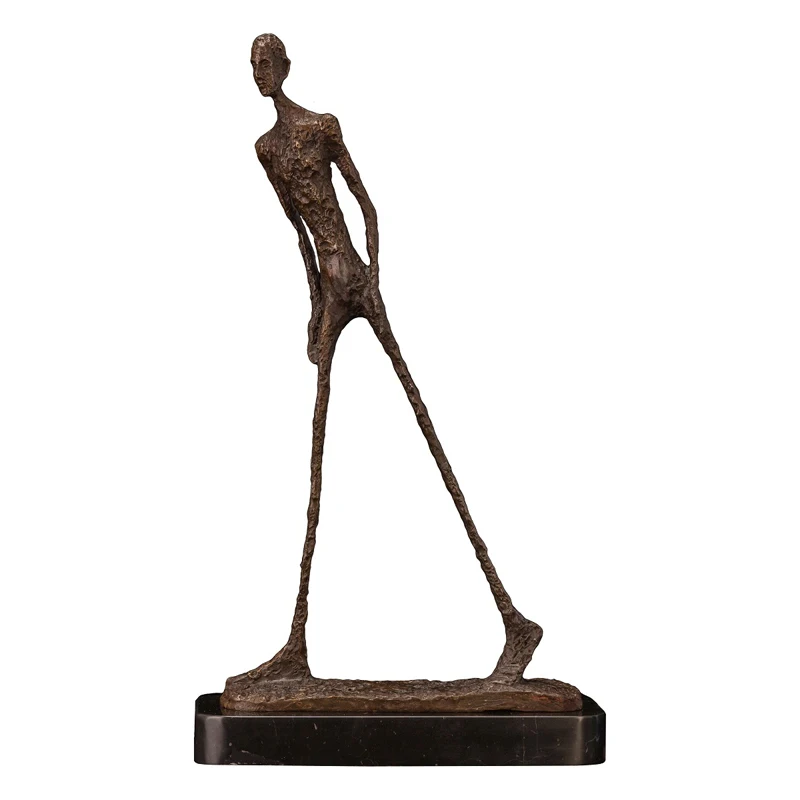

Giacometti Bronze Sculpture Abstract Home Decoration Accessories Statue Sculpture Decorative Sculpture Abstract Modern Art