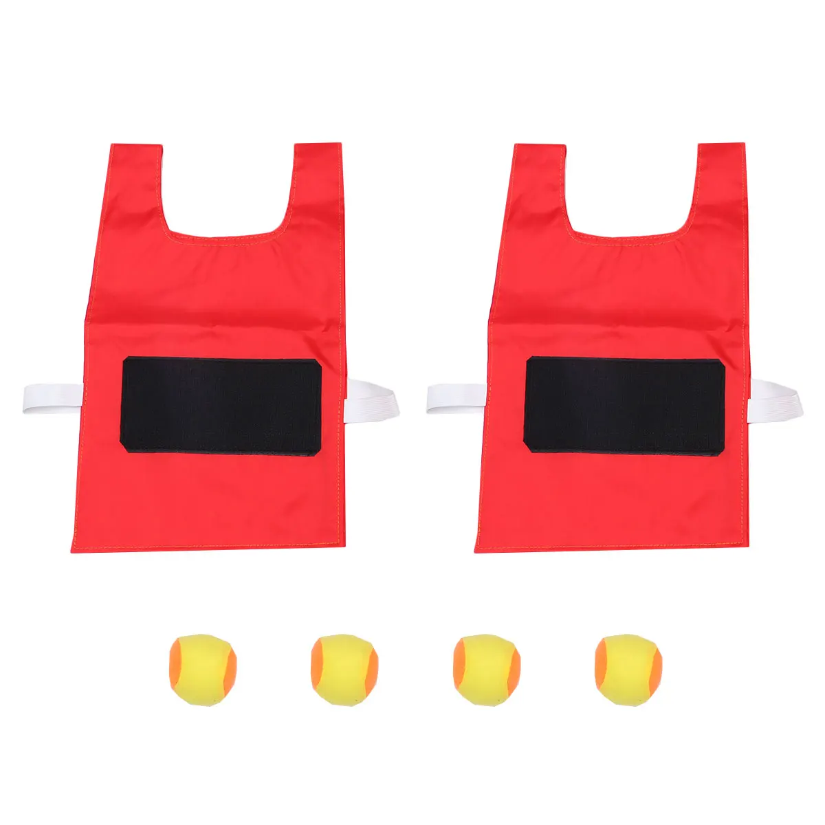 6 шт/2 набора Удобный липкий мяч жилет Одежда Забавный игровой реквизит