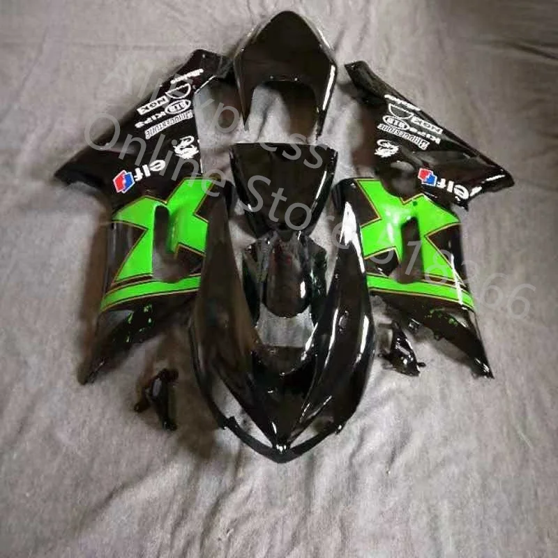 

Обтекатель для мотоцикла KAWASAKI NINJA ZX6R 05-06 ZX-6R ZX 6R 636 ZX636 05 06 ZX 6R 636 2005 2006 черный зеленый обтекатель