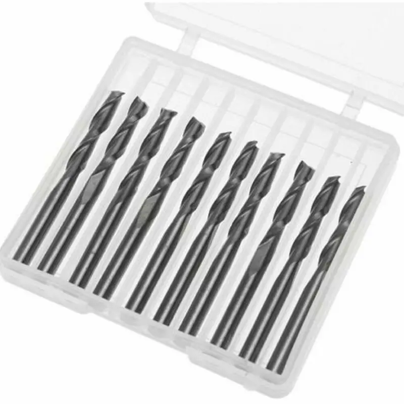 

End Mill Cutter 1/8 3.175mm Shank 22mm Blade Carbide CNC 4 Flutes Spirals Bit