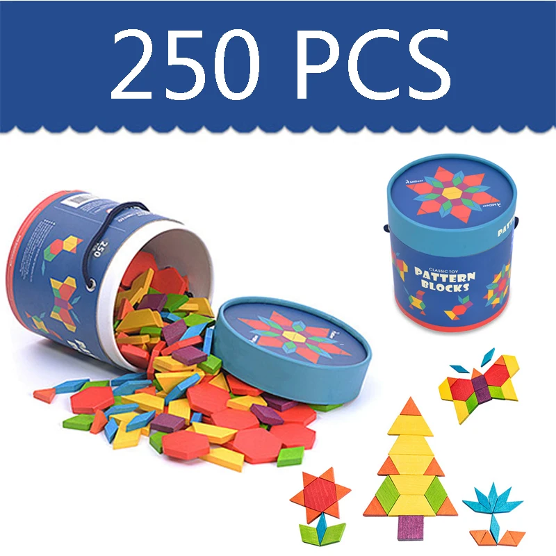 250 шт. высококачественные детские деревянные пазлы Обучающие игрушки сделай сам