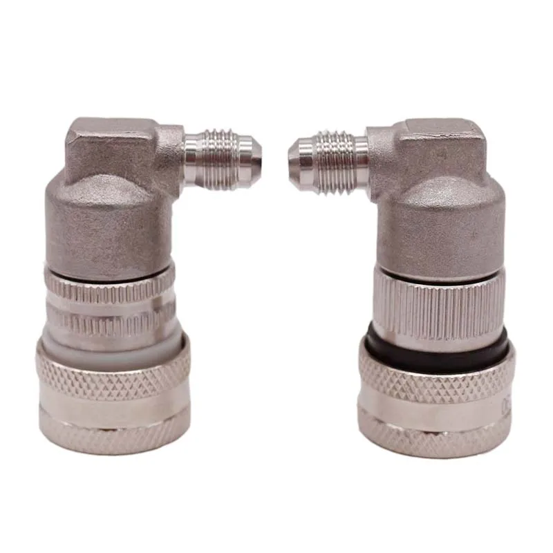 Stainless Steel 1/4&quotMFL Ball Lock Disconnect Set Gas & Liquid Homebrew Corny Keg Connector Brand New | Дом и сад
