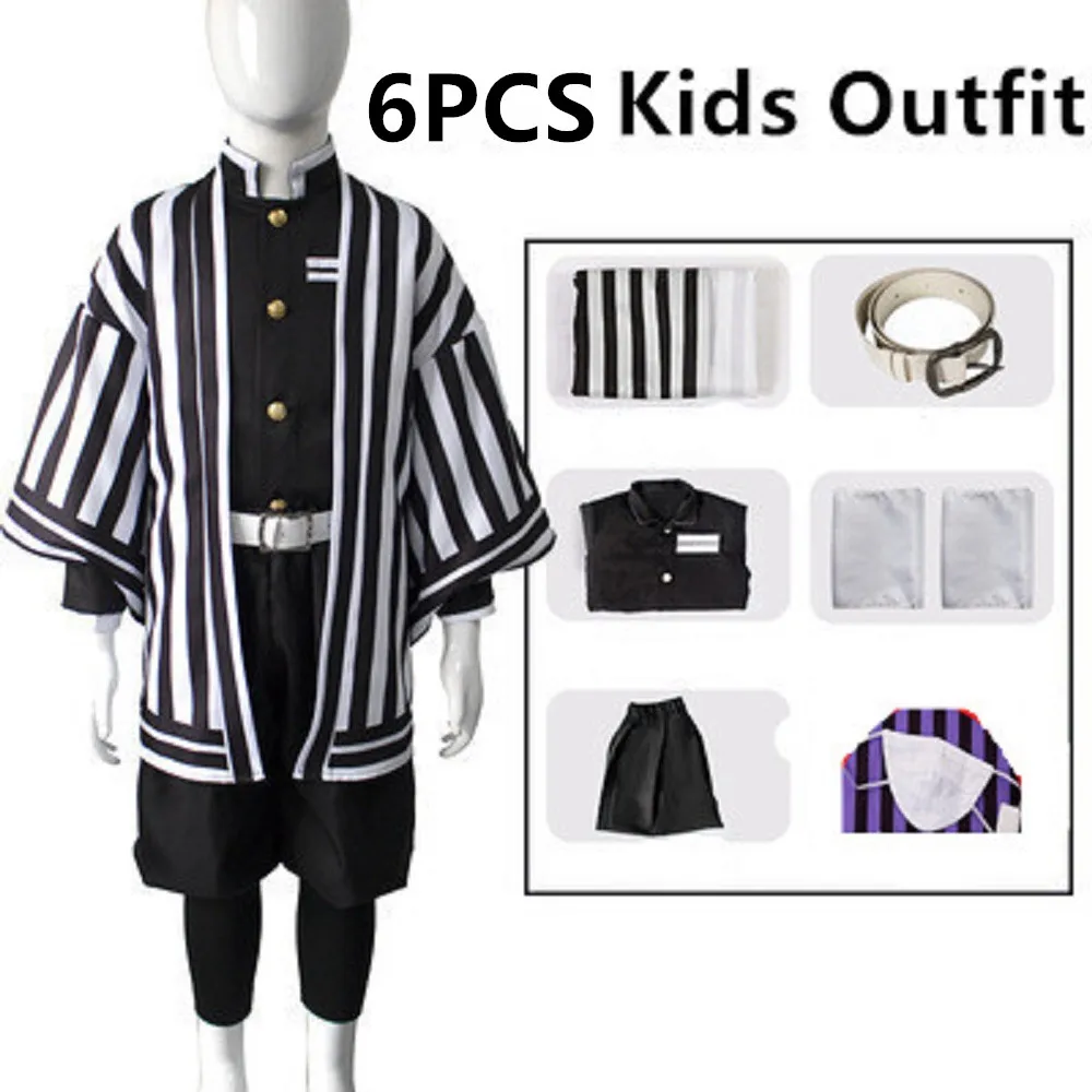 Косплей-униформа из аниме косплей демона Iguro Obanai Kimetsu no Yaiba парик костюмы на