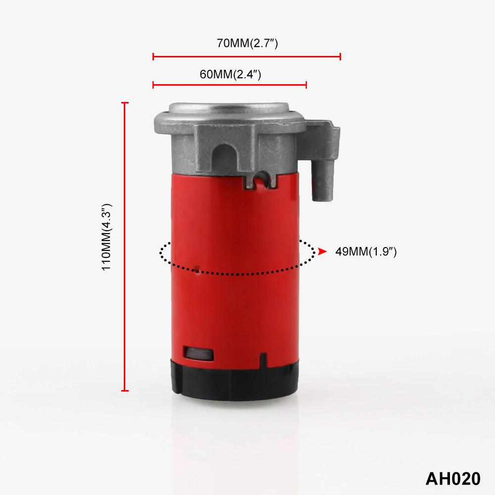 

12 В Воздушный гудок насос громкий автомобиль грузовик автомобиль поезд мотоцикл сирена гудок многоцветный клаксон гудок воздушный компрес...